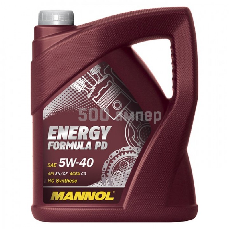 Моторное масло Mannol 99261 Energy Formula PD 5W-40 SN/CH-4 5л. 99261