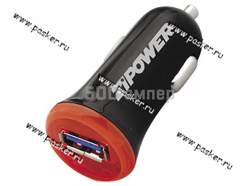 Разветвитель прикуривателя на 1 USB 1А ZIPOWER PM6663 65670