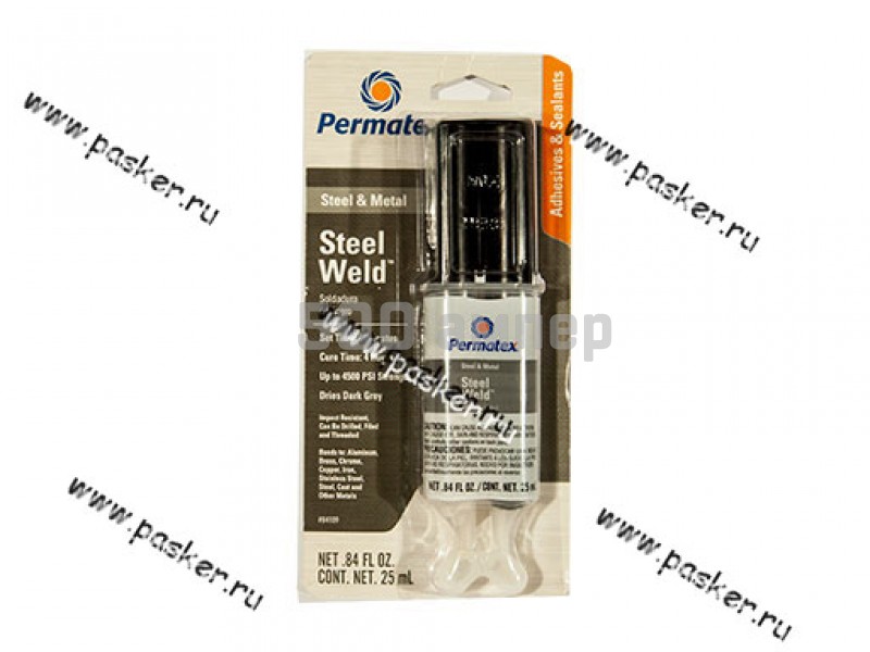 Холодная сварка PERMATEX 84109 25мл Multi-Metal в шприце 5-ти минутный 10362