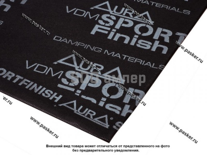Противошумная изоляция AURA VDM-SPORT-FINISH 3,0мм 275х500мм 18лист/уп 43338