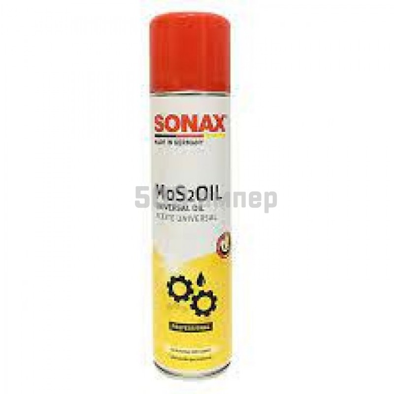 Универсальное водоотталкивающее токопроводящее масло MoS2 Sonax 339 200 300ml 339200_SON