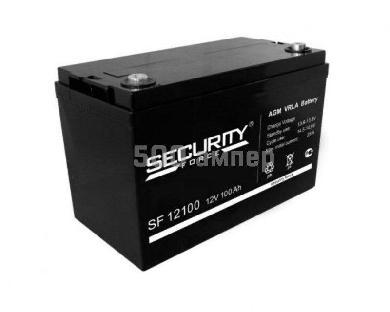 Аккумулятор Security Force SF 12100 12V 100Ah 15110