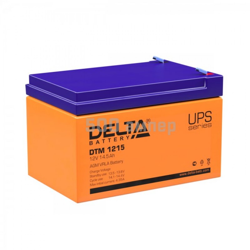 Аккумулятор Delta DTM 1215 12V 14,5Ah 14972