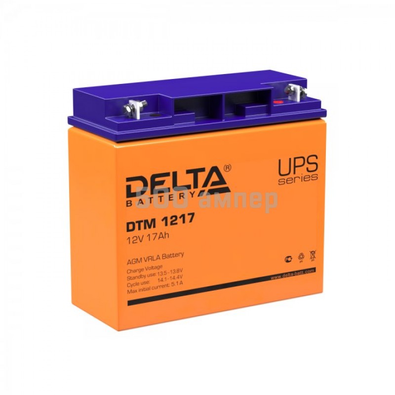 Аккумулятор Delta DTM 1217	12V 17Ah 14973