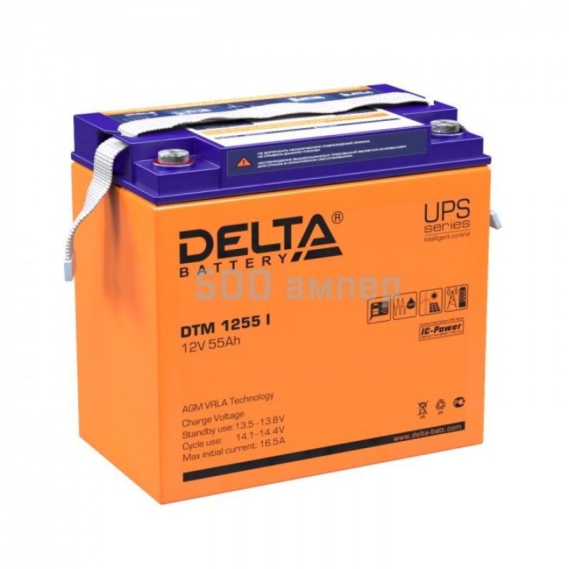 Аккумулятор Delta DTM I 1255 I	12V 55Ah 14990