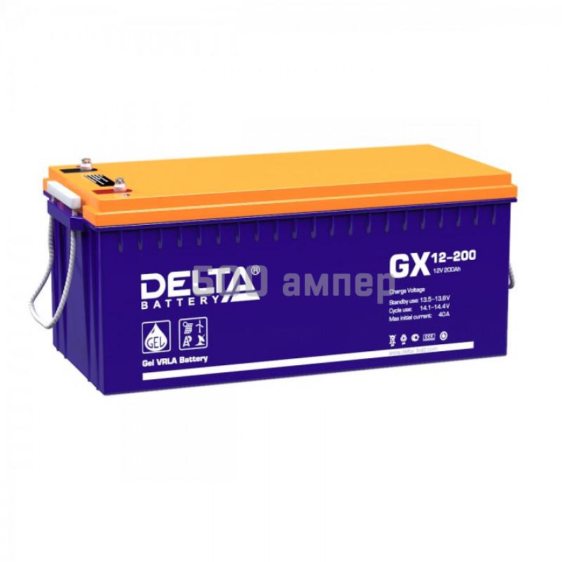 Аккумулятор Delta GX 12-200  12V 200Ah 15140