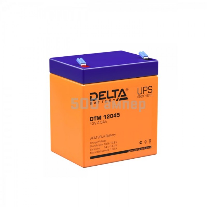 Аккумулятор Delta DTM 12045 12V 4,5Ah 31270