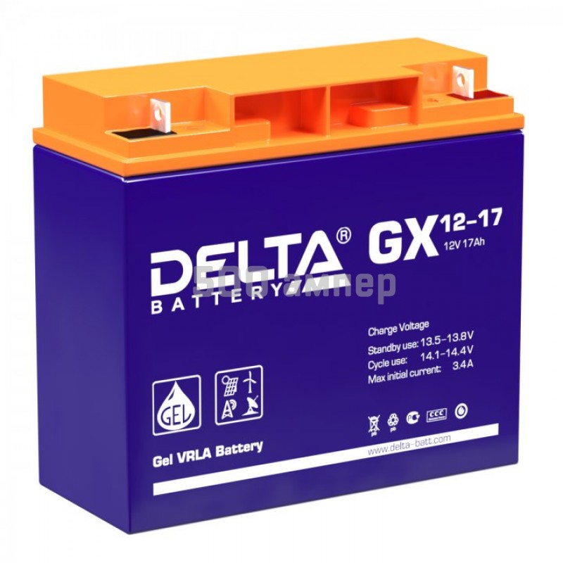 Аккумулятор Delta GX 12-17 12V 17Ah 15125