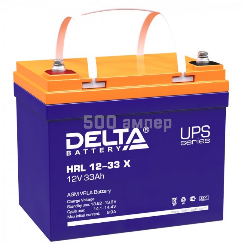Аккумулятор Delta HRL-X 12-33 Х 12V 33Ah 15151