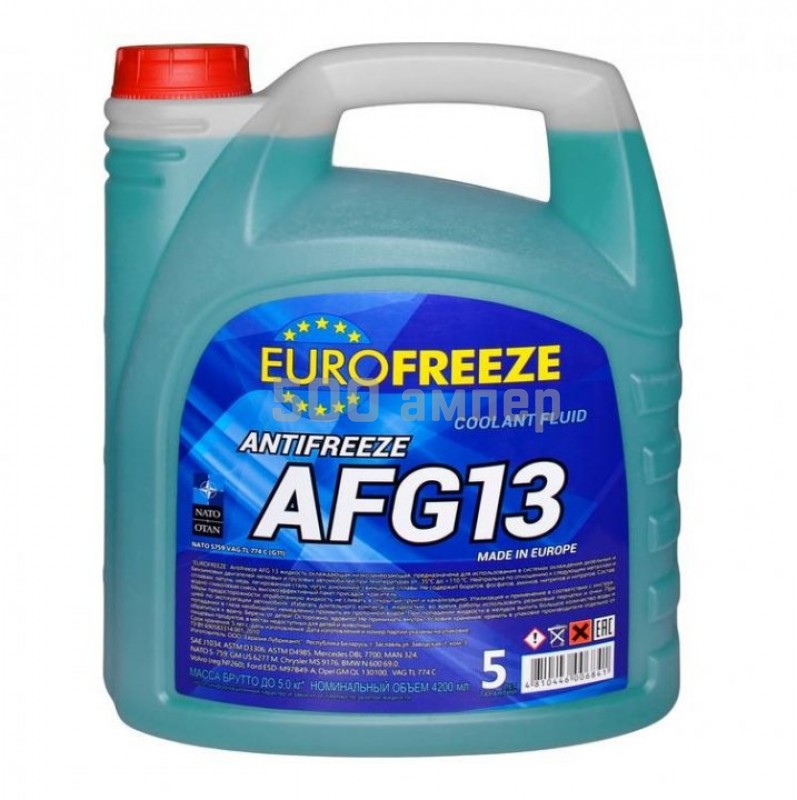 Антифриз Eurofreeze зеленый 5л (РБ) 25390