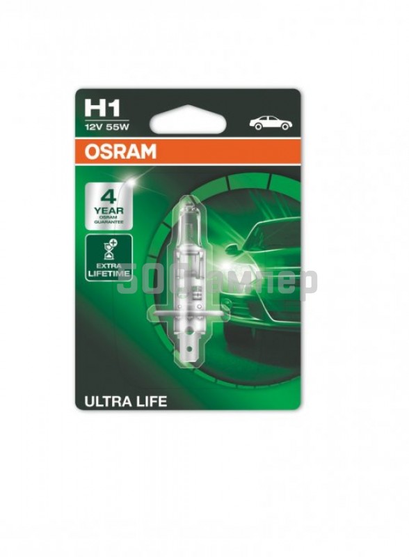 Лампа Osram 12V 55W H1 (64150ULT) 4008321416209_OSR