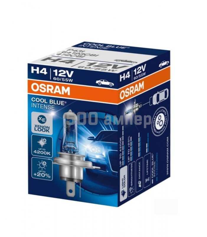 Лампа Osram 12V 60/55W H4 (64193CBI) 4008321650894_OSR