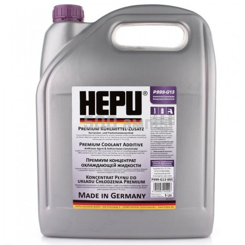 Антифриз HEPU/Febi фиолетовый 5л (концентрат)(P999-G13) 30223