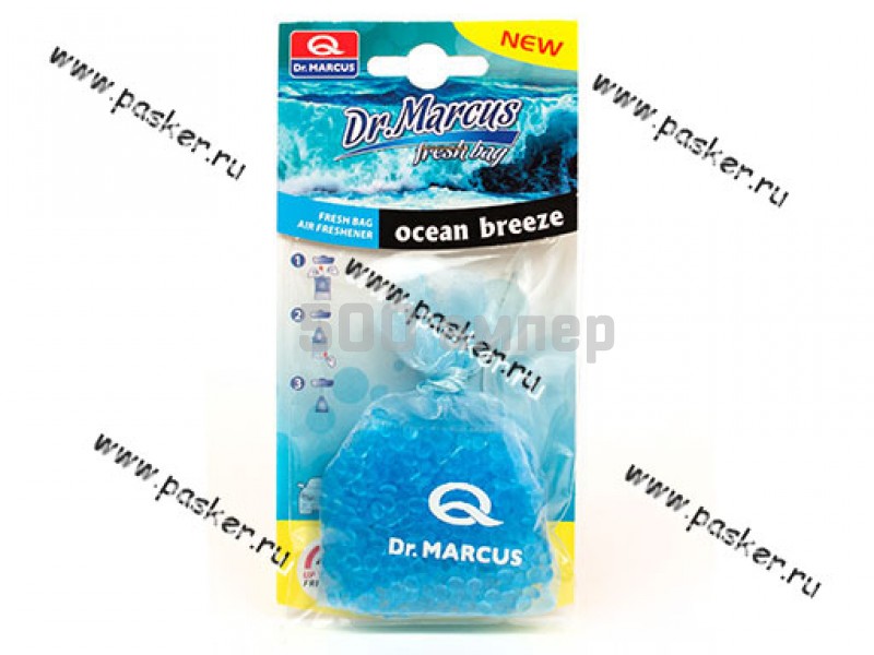 Ароматизатор Dr,Marcus Fresh Bag мешочек Ocean Breeze 72704