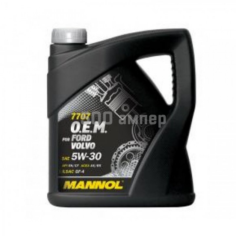 Моторное масло Mannol 7707 OEM for Ford Volvo 5W-30 SN/CF 4л. 30746