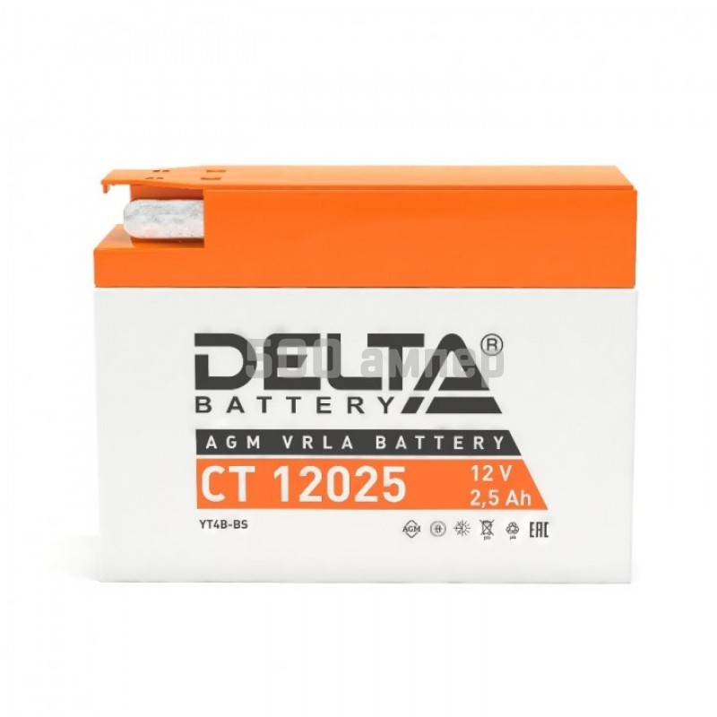 Аккумулятор Delta CT 12025 (12V / 2.5Ah) [YT4B-BS] 31063