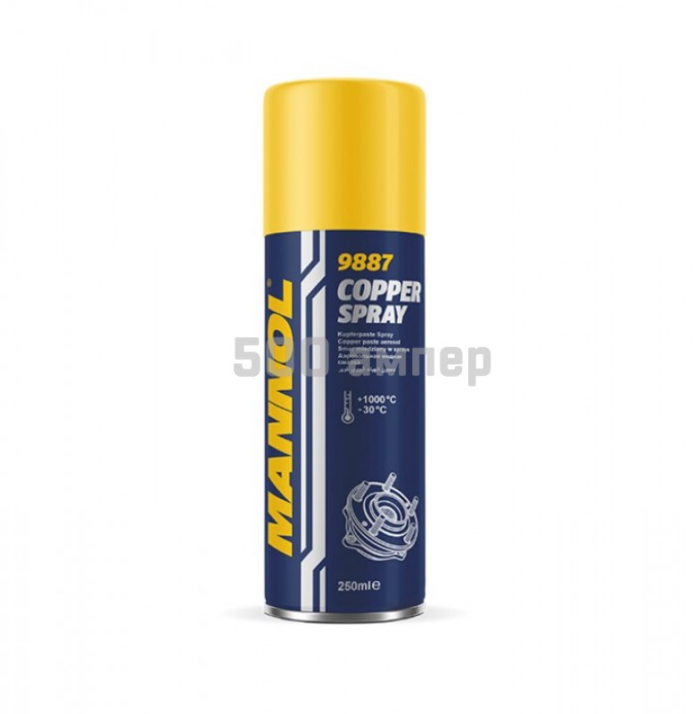 Смазка медная Mannol Cooper spray 250мл (9887) 31234