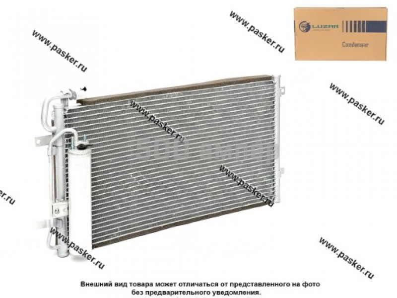 Радиатор кондиционера 2170-72 Priora LUZAR тип Halla LRAC 0127 21703-1300008-00 19385