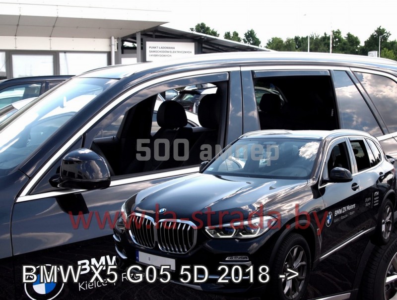 Дефлекторы боковых окон BMW X5 G05 5D 2018->(+OT) [11193] Heko (Польша) 05-020-014-1853