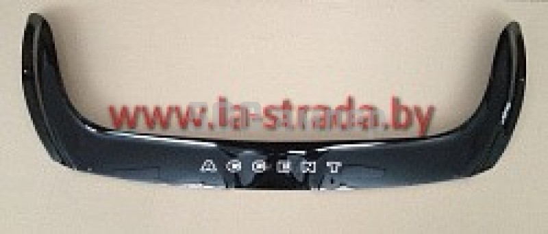 Дефлектор капота Hyundai Accent (10-) / Hyundai Solaris (10-14) [HYD35] VT52 (Россия) 04-084-000-0261