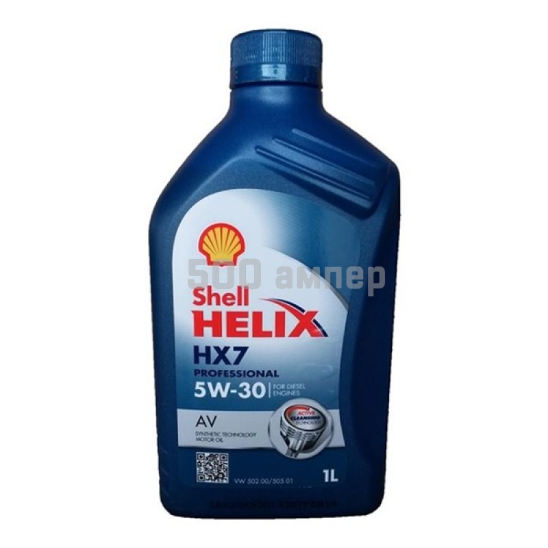 Масло Shell HELIX HX7 AV 5W30 1л 20340