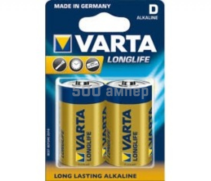 Батарейка VARTA LR20 (D) LONGLIFE 14647