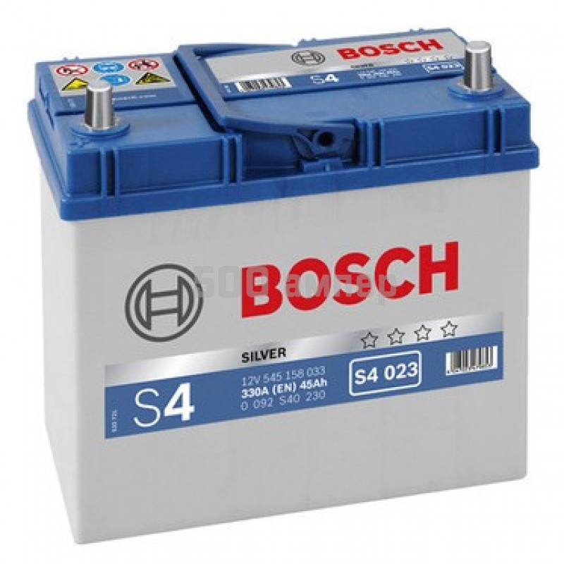 Аккумулятор Bosch S4 022 45 Ah 330 A (545 157 033) 13981