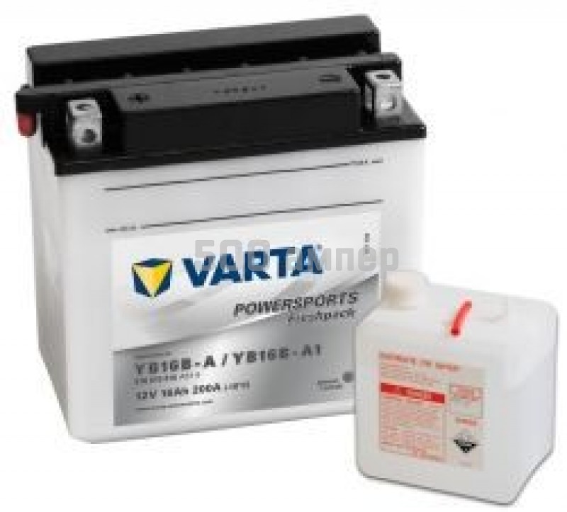 Аккумулятор VARTA Moto 16 Ah 200A YB16B-А (516015) 12890