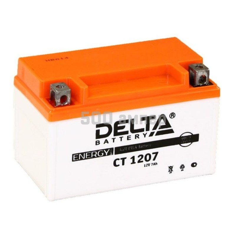 Аккумулятор Delta CT 1207 7Ah (YTX7A-BS) 27319