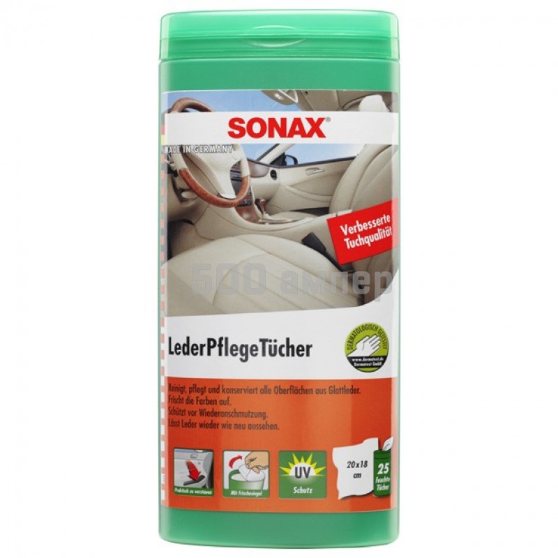 SONAX салфетки для кожи (412 300) 9643