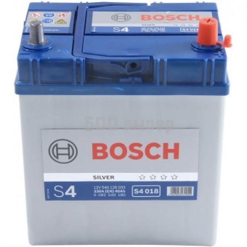 Аккумулятор Bosch S4 019 40 Ah 330 A (540 127 033) 15095