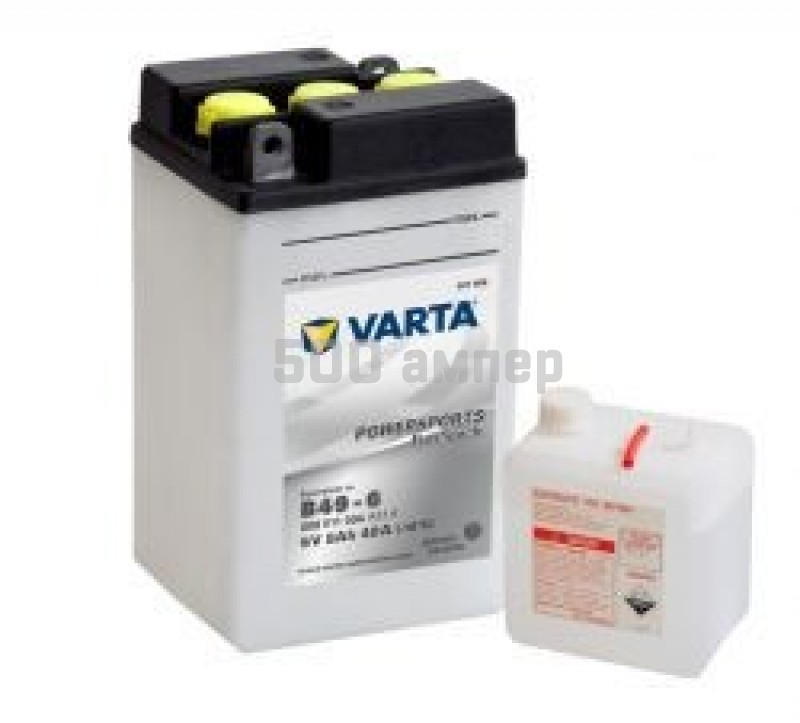 Аккумулятор VARTA Moto 6 Volt 8Ah B49-6 (008 011 004) 10565