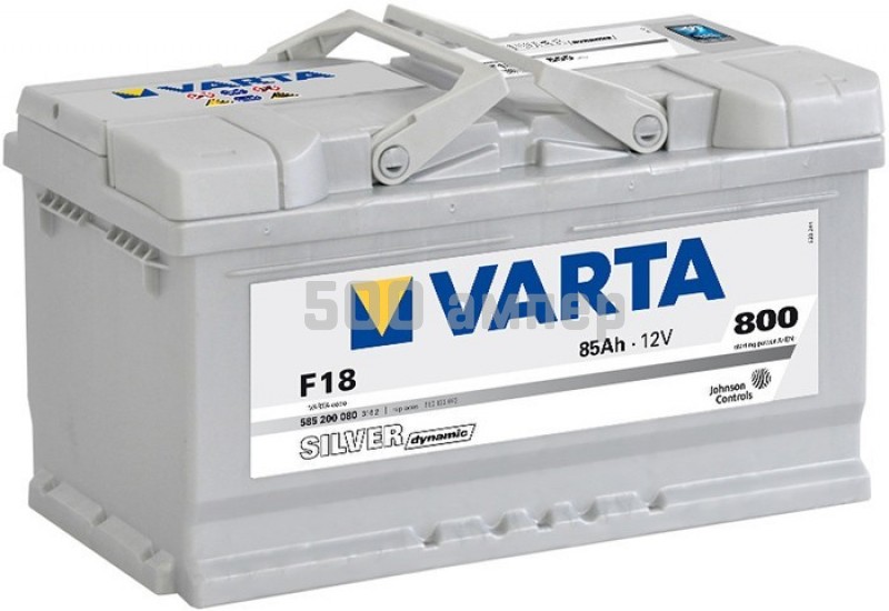 Аккумулятор VARTA Silver Dynamic F18 85 А/h, 800А (585 200 080) 585200080_VAR