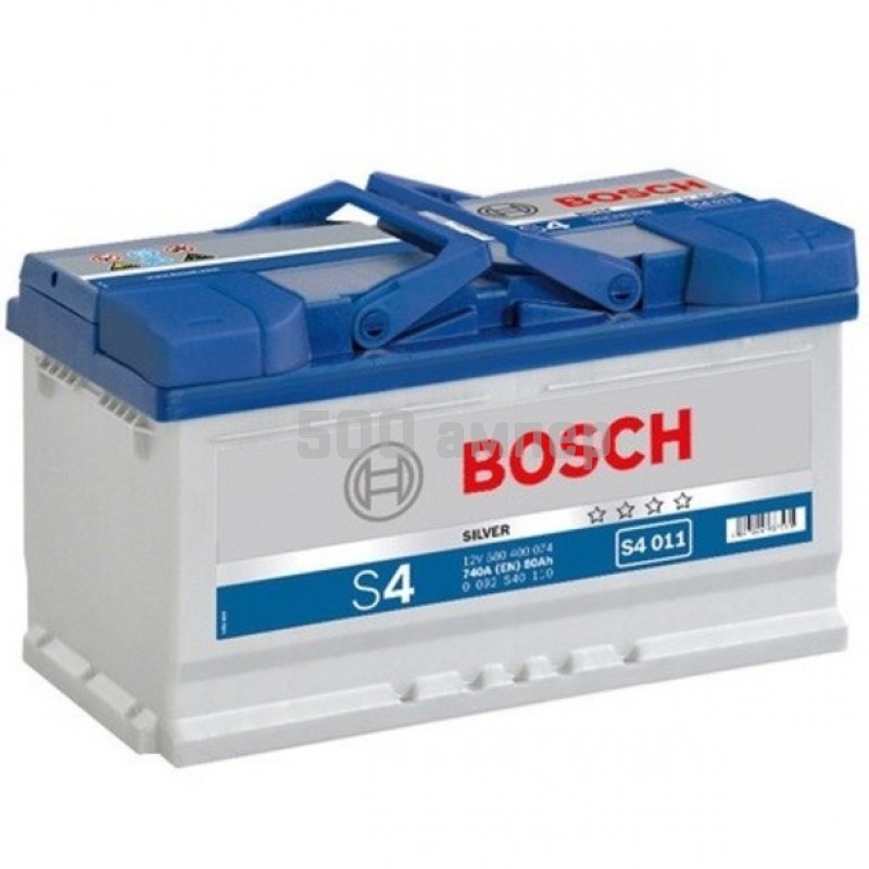 Аккумулятор Bosch S4 010 80 Ah 740 А S4 (580 406 074) 0092S40100_BCH
