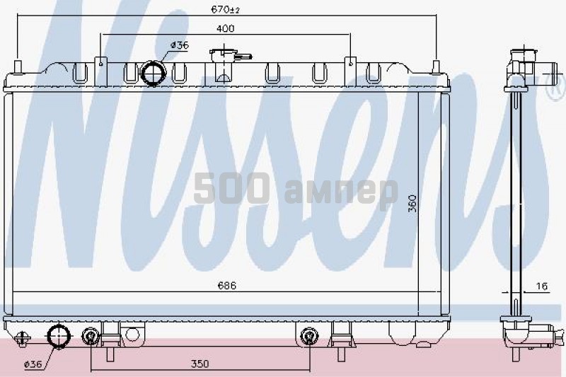 Nissens 64769a радиатор 1шт. Ava mz2163 радиатор двигателя. Радиатор Nissens арт. 64769a. 85422 Nissens.